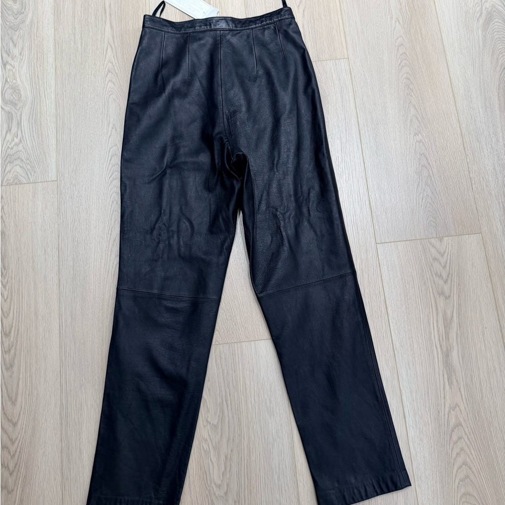 Vintage NWT 90’s Mixit brand genuine leather pants size 10